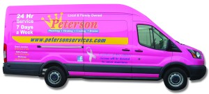 Peterson pink truck
