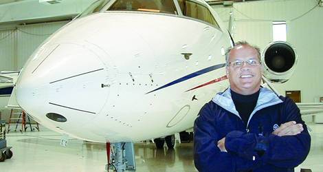 High-flying enterprise: Aviation executive focuses on partnerships as he promotes sales