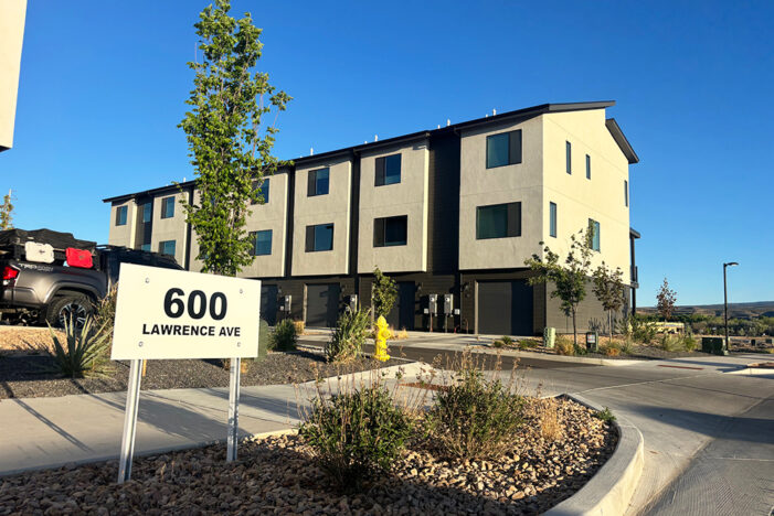 Construction resumes on Crawford Row townhomes at Dos Rios after delay