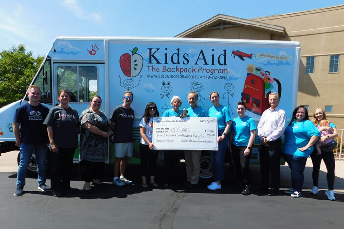 Western Colorado Pediatrics raises $5,486 for Kids Aid