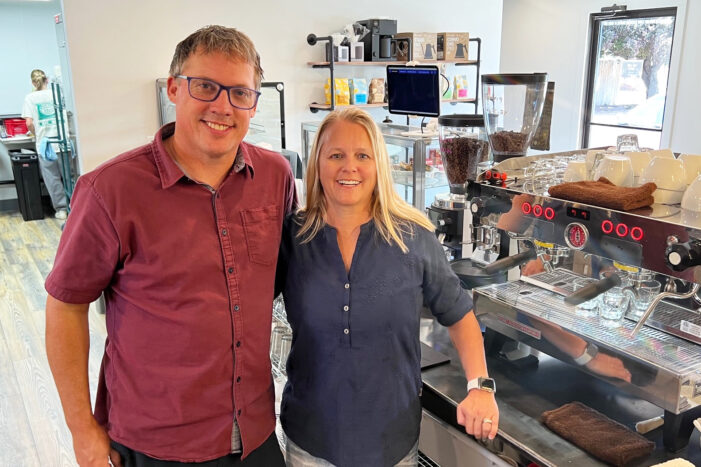 Craft Coffee in Clifton: Monumental Coffee offers coffee drinks, empanadas, conversation, vinyl records and maybe a guitar