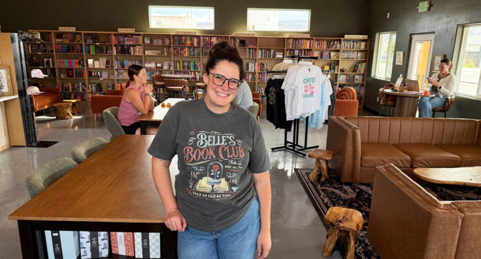 Bookstore and beverages
