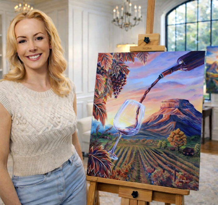 Chevalier’s painting chosen to represent Winefest