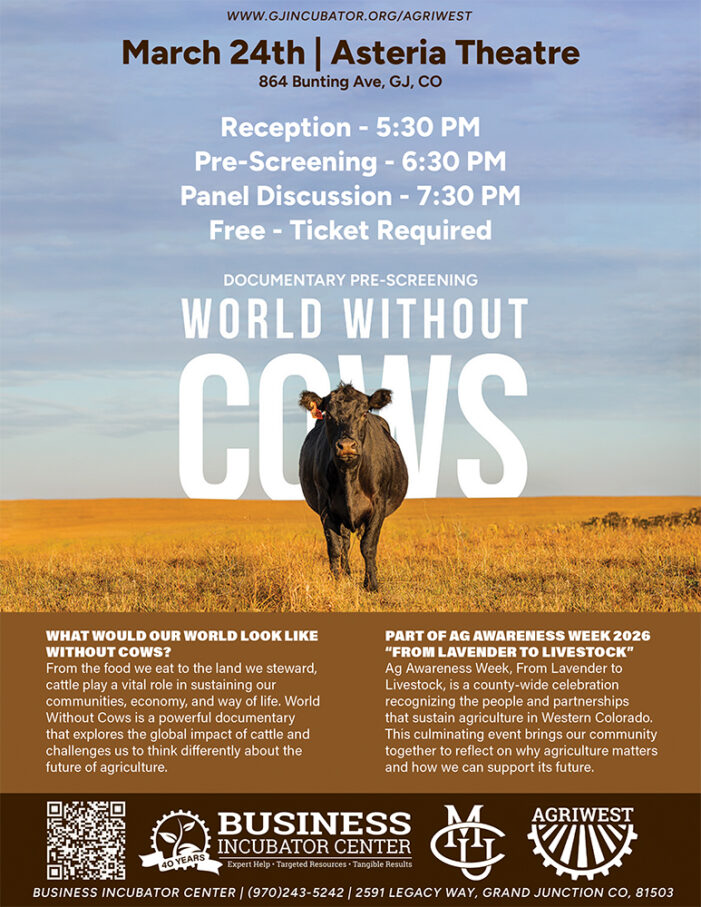 ‘World Without Cows’ documentary showing March 24